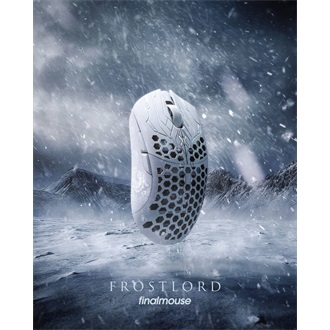 Finalmouse ULX Frostlord Medium optikai vezeték nélküli gaming egér fehér (Jégfehér) (Bontott!)