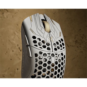 Finalmouse ULX Prophecy Clix Classic optikai vezeték nélküli gaming egér fehér