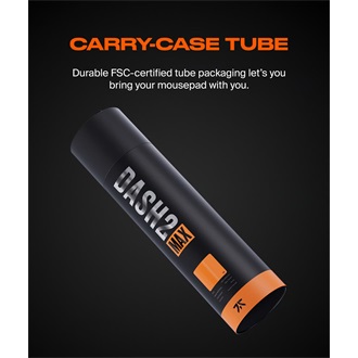 Fnatic Gear DASH2 MAX XL gaming egérpad narancssárga