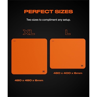 Fnatic Gear FOCUS3 MAX XL gaming egérpad narancssárga