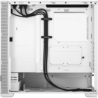 Fractal Design Pop Silent Fehér ablakos (Táp nélküli) ATX ház