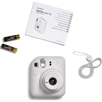 Fujifilm Instax mini 12 fényképezőgép fehér (Clay White)