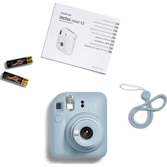 Fujifilm Instax mini 12 fényképezőgép kék (Pastel Blue)