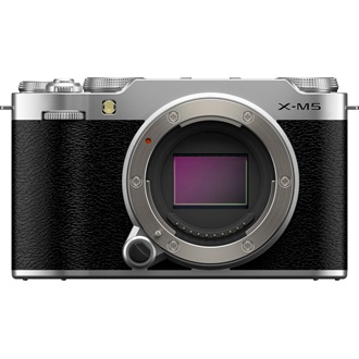 Fujifilm X-M5 digitális fényképezőgép ezüst-fekete