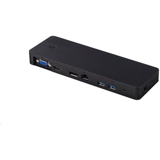 Fujitsu Lifebook E5x10/U7x10/U9310/X USB-C dokkoló fekete
