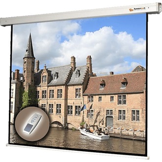 Funscreen 106" motoros rolós fali vászon fehér