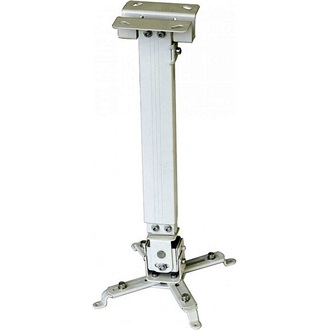Funscreen 430mm-650mm projektor mennyezeti tartó fehér