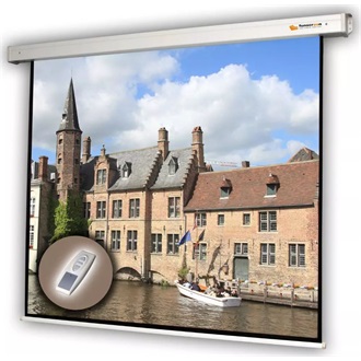 Funscreen 78" motoros rolós fali vászon fehér