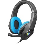 Fury Phantom gaming fejhallgató headset fekete-kék
