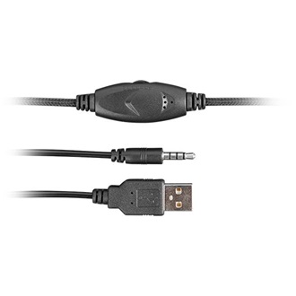 Fury Phantom gaming fejhallgató headset fekete-kék