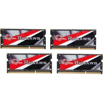G-SKILL Ripjaws 32GB 1866MT/s DDR3 - SODIMM memória CL11 Kit of 4 zöld