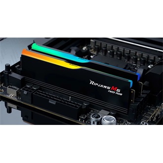 G-SKILL Ripjaws M5 Neo RGB 32GB 6400MT/s DDR5 memória CL32 Kit of 2 fekete