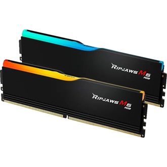 G-SKILL Ripjaws M5 RGB 64GB 6000MT/s DDR5 memória CL30 Kit of 2 fekete RGB