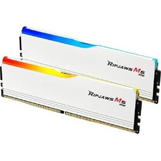 G-SKILL Ripjaws M5 RGB 64GB 6000MT/s DDR5 memória CL32 Kit of 2 fehér RGB