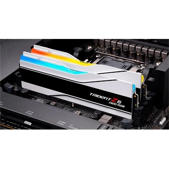 G-SKILL Trident Z5 Neo 32GB 6000MT/s DDR5 memória CL28 Kit of 2 fehér-fekete RGB