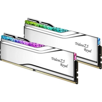 G-SKILL Trident Z5 Royal 32GB 6400MT/s DDR5 memória CL30 Kit of 2 fehér RGB