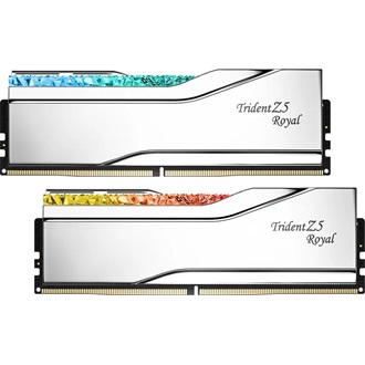G-SKILL Trident Z5 Royal 32GB 6400MT/s DDR5 memória CL30 Kit of 2 fehér RGB
