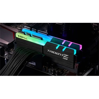 G-SKILL Trident Z RGB 16GB 4000MT/s DDR4 memória CL18 Kit of 2 fekete RGB