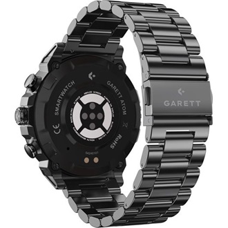 GARETT Okosóra - ATOM fekete fém/szilikon