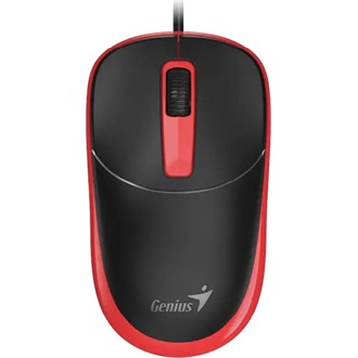 Genius DX-123  optikai USB egér fekete-piros