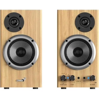 Genius SP-HF520BT 2.0 hangszóró világos fa