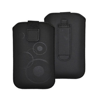 GIGAPACK DEKOCASE tok álló kör, 5.2" méret, FEKETE