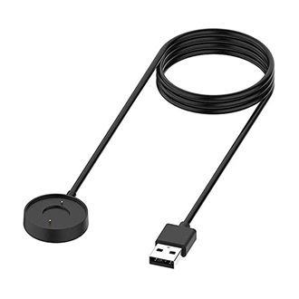 GIGAPACK Töltőkábel USB 100cm hosszú FEKETE Fossil Hybrid Smartwatch HR