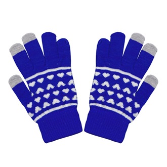 GIGAPACK érintő kesztyű univerzális, szív, SÖTÉTKÉK