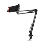 GIGAPACK készülék tartó állvány alumínium, 3.5- 10.6" méret, FEKETE