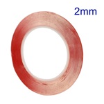 GIGAPACK ragasztó szalag, kétoldalas, plexi ablakhoz/érintőpanelhez 260°C hőálló, 33 m