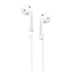 GIGAPACK szilikon tartó nyakba akasztható, Apple AirPods, FEHÉR