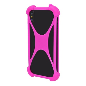 GIGAPACK szilikon telefonvédő univerzális, 3.5-6.5" méret, RÓZSASZÍN