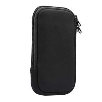 GIGAPACK tok álló, textil univerzális, 6.7-6.9" méret + nyakpánt, FEKETE