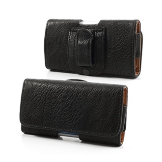 GIGAPACK tok fekvő, bőr hatású univerzális, 4.3" méret, FEKETE