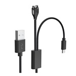 GIGAPACK töltőkábel 2in1 USB - Garmin/Type-C, 115cm, FEKETE