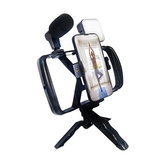 GIGAPACK tripod állvány univerzális, dupla markolat, FEKETE