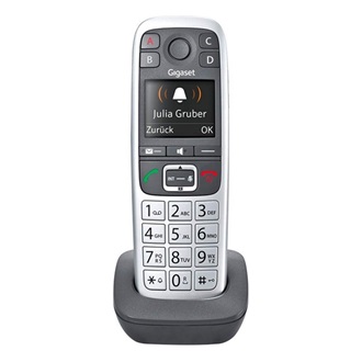 GIGASET E560HX telefon készülék (vezeték nélküli, DECT) EZÜST