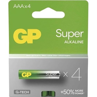 GP Batteries B01114 AAA (LR03) alkáli elem 4db