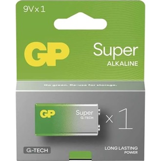 GP Batteries B01511 PP3 (6LR61) alkáli elem 1db
