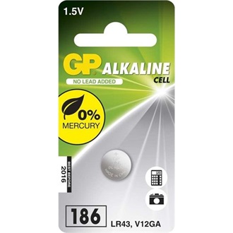 GP Batteries B13861 gomb (LR43/V10GA) alkáli elem 1db (blister)