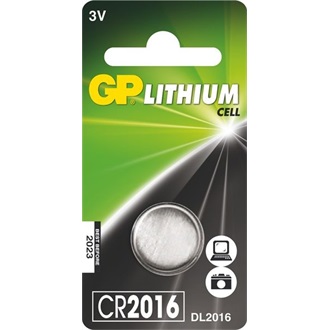 GP Batteries B15161 gomb (CR2016) Li elem 1db (blister)