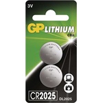 GP Batteries B15253 gomb (CR2025) Li elem 2db (blister)