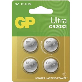 GP Batteries B32324 gomb (CR2032) Li elem 4db (blister)