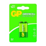 GP GREENCELL elem (6F22, 1604GLF-U1, 9V, cink-karbon) 1db/csomag