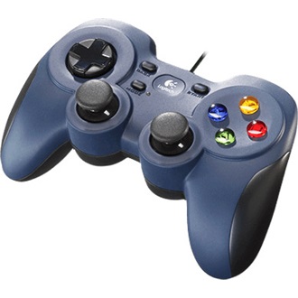 Logitech RumblePad F310 USB gamepad kék-fekete