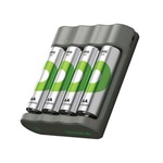 GP Batteries ReCyko B421 AA/AAA NiMH akkumulátor töltő zöld + 4db 2700mAh AA