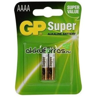 GP Super alkáli AAAA (25A) 2db/bliszter elem