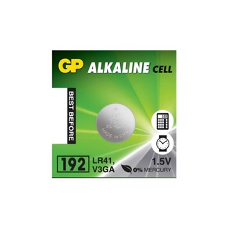GP gombelem (LR41, 192F-U10, 1.5V, alkáli) 10db/csomag