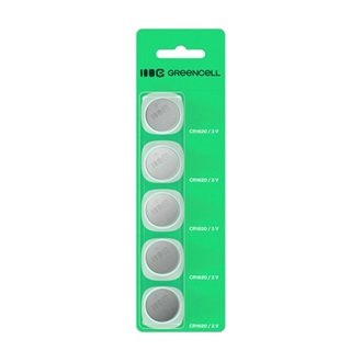GREEN CELL akku (CR1620, 3V / 70mAh, lítium) 5db/csomag