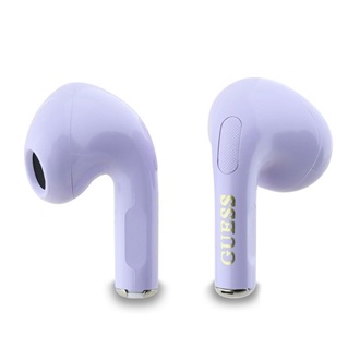 CG Mobile Guess Classic Logo Charm fülhallgató headset lila